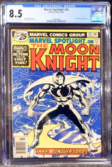 Marvel Spotlight #28 (Jun 1976, Marvel) 1st solo Moon Knight CGC 8.5